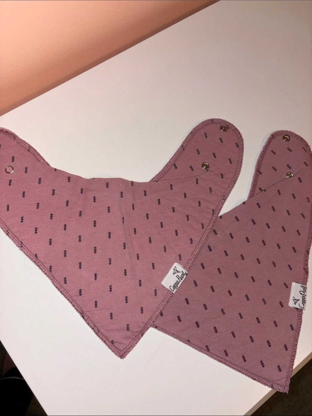 Copper Pearl | bandana bibs